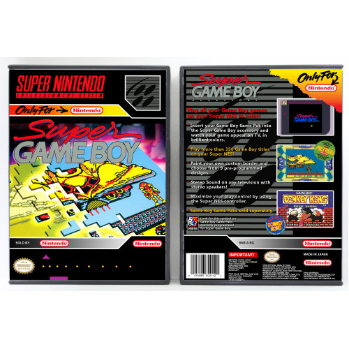 Super Game Boy (Display Box, Cartridge Will Not Fit)